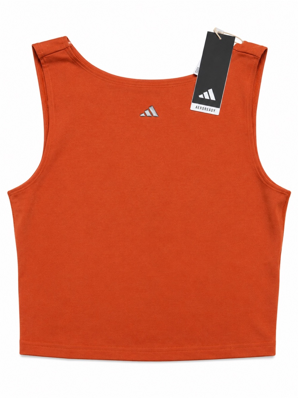 adidas Orange Cropped Tank Top